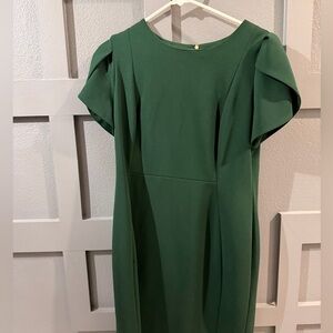 Calvin Klein women’s short sleeve dress with gold zipper